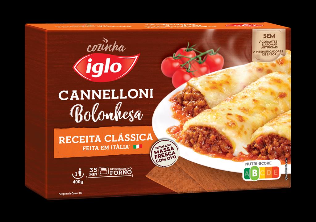 CANELLONES BOLONHESA CONG 400 GRS IGLO